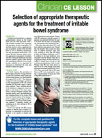 Selection of Appropriate Therapeutic Agents for the Treatment of Irritable Bowel Syndrome