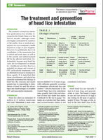 The Treatment and Prevention of Head Lice Infestation