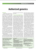 Authorized Generics